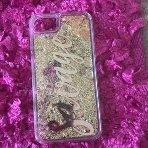 iPhone 7 glitter case